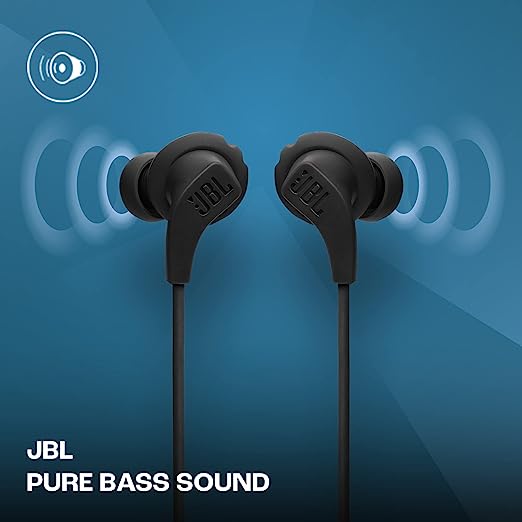 JBL Endurance Run 2, Sports in Ear Wired Earphones with Mic, Pure Bass, Sweatproof, Flexsoft eartips, Magnetic Earbuds, Fliphook & TwistLock Technology with Voice Assistant Support for Mobiles (Black) JBL Endurance Run 2, Sports in Ear Wired Earphones with Mic, Pure Bass, Sweatproof, Flexsoft eartips, Magnetic Earbuds, Fliphook & TwistLock Technology with Voice Assistant Support for Mobiles (Black)